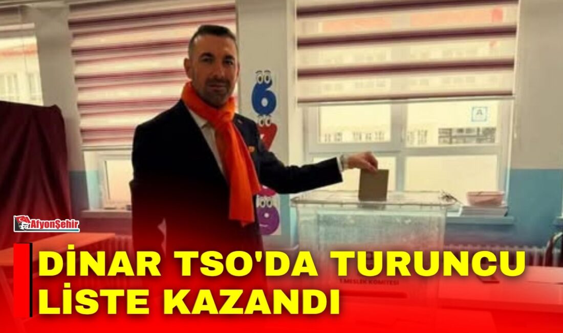 Dinar Ticaret ve Sanayi Odası seçimlerinde, kesin olmayan sonuçlara göre,