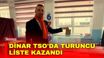 Dinar Ticaret ve Sanayi Odası seçimlerinde, kesin olmayan sonuçlara göre,