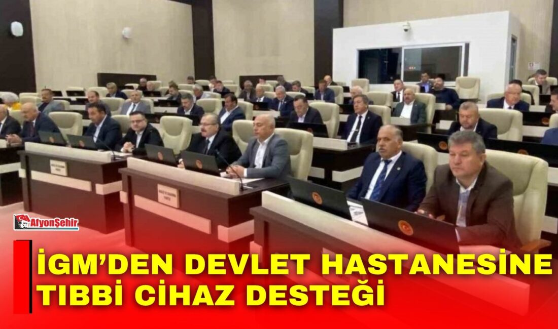 Afyonkarahisar İl Özel İdaresi tarafından Devlet Hastanesi’nin kullanımı için 18