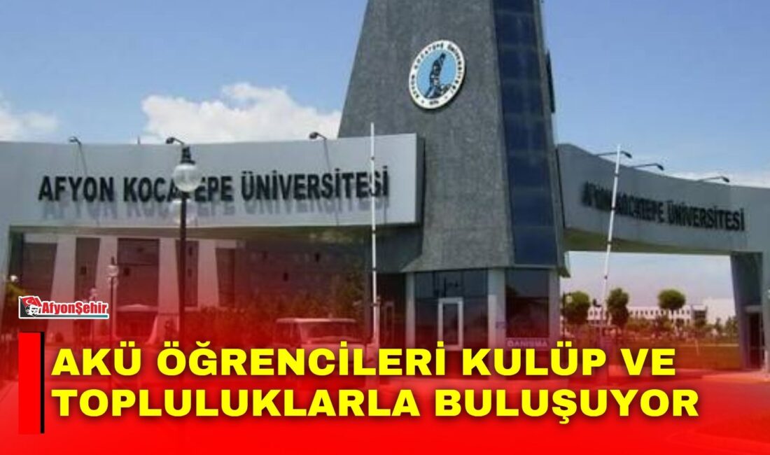 Afyon Kocatepe Üniversitesi (AKÜ), yeni eğitim-öğretim döneminde öğrencilerin kampüs yaşamına