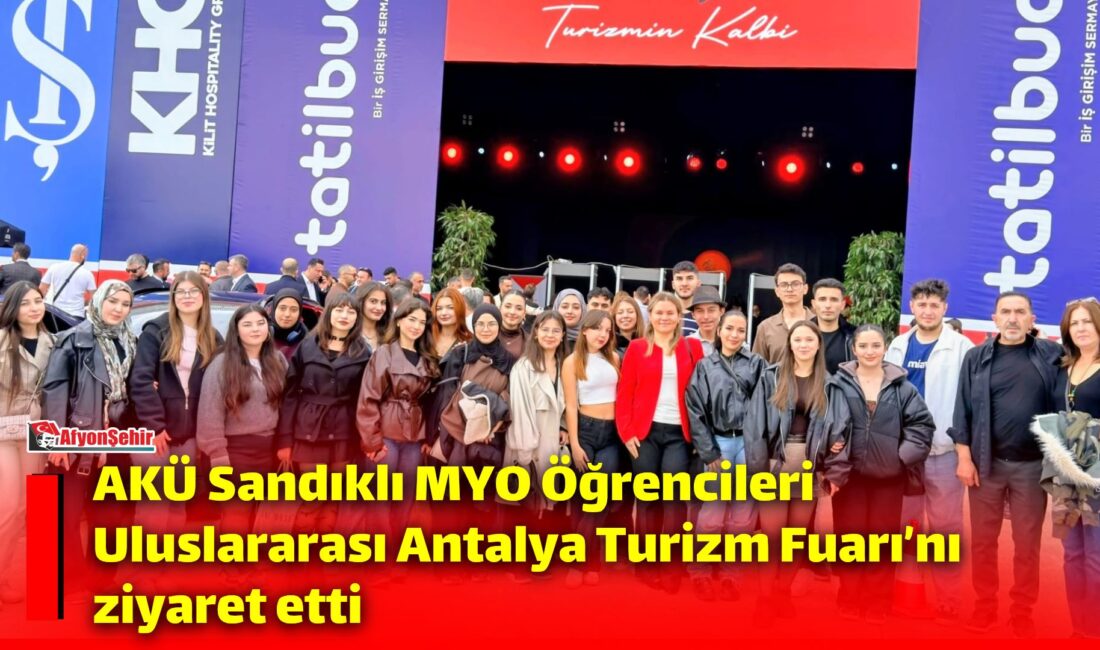 Afyon Kocatepe Üniversitesi (AKÜ) Sandıklı Meslek Yüksekokulu (MYO) Sağlık Turizmi