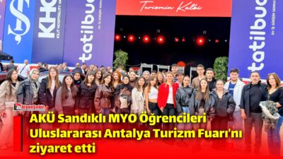 Afyon Kocatepe Üniversitesi (AKÜ) Sandıklı Meslek Yüksekokulu (MYO) Sağlık Turizmi