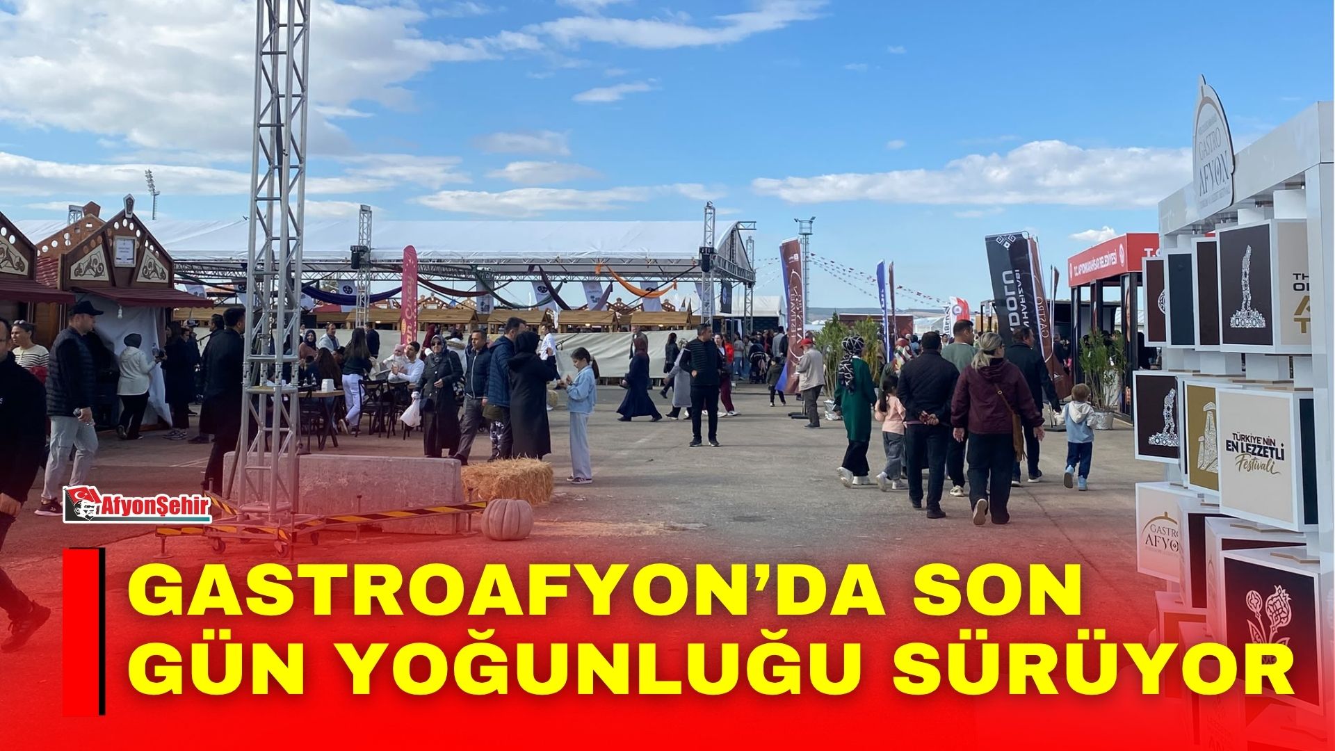Afyonkarahisar’da bu yıl 8’incisi düzenlenen 8. Uluslararası GastroAfyon Turizm ve