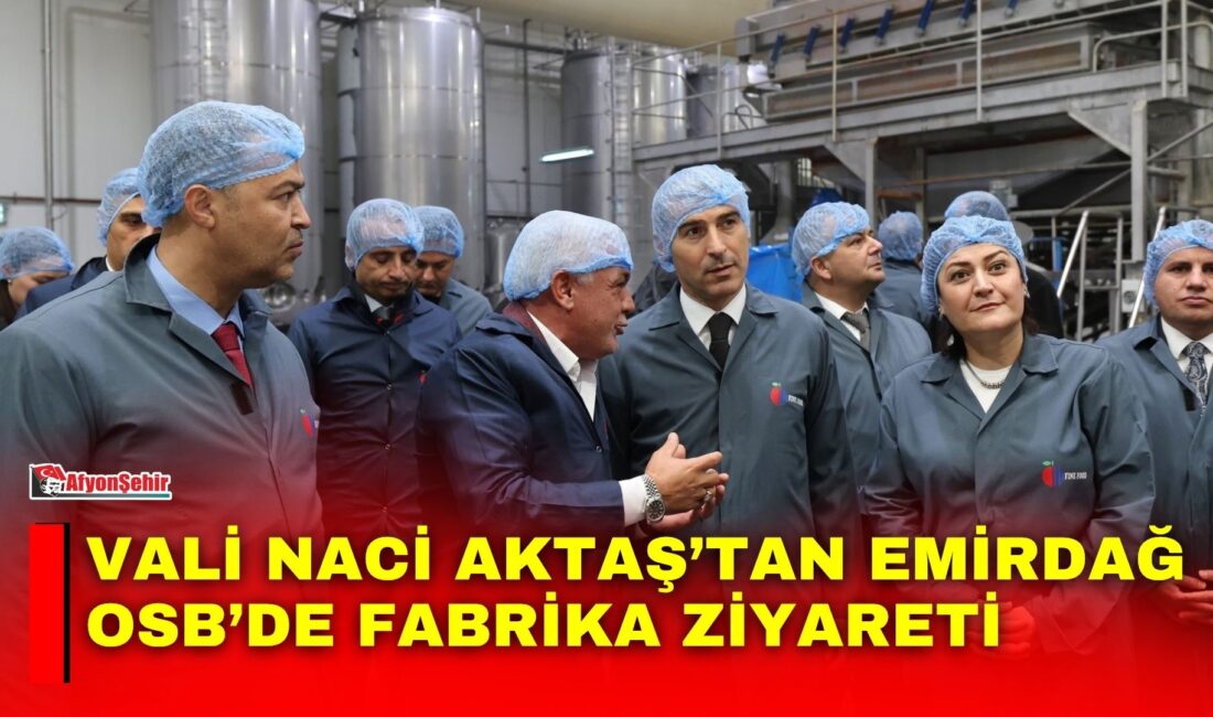 Afyonkarahisar Valisi Dr. Naci Aktaş ve eşi Nagihan Aktaş, Emirdağ