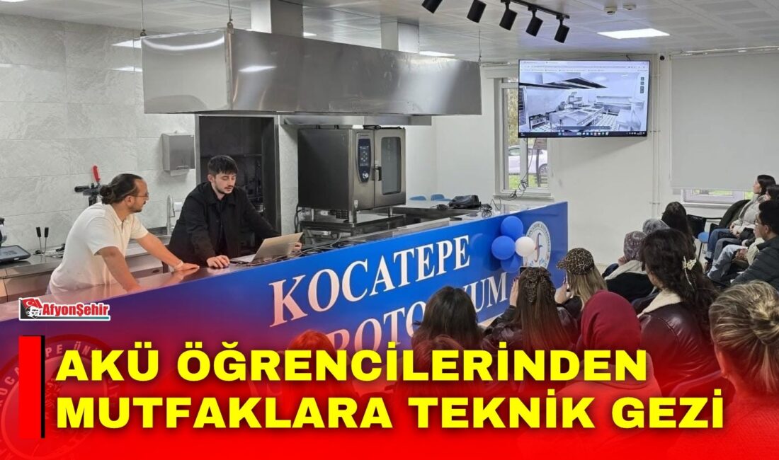 AKÜ öğrencilerinden mutfaklara teknik gezi Afyon Kocatepe Üniversitesi (AKÜ) Güzel Sanatlar Fakültesi İç Mimarlık ve