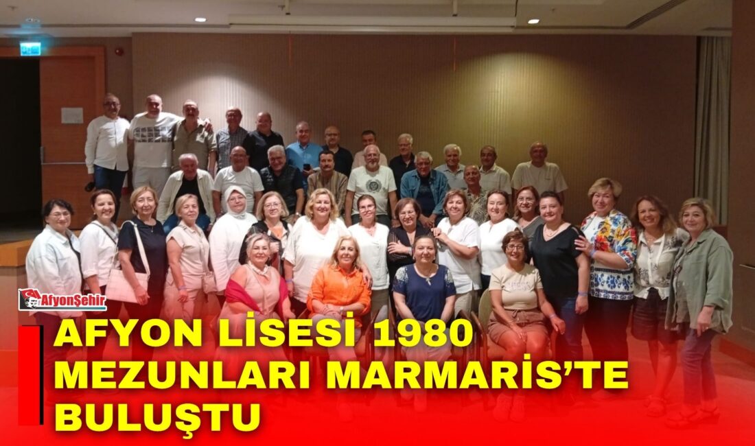 Afyonkarahisar’ın köklü eğitim kurumlarından Afyon Lisesi’nin 1980 yılı mezunları, yıllara