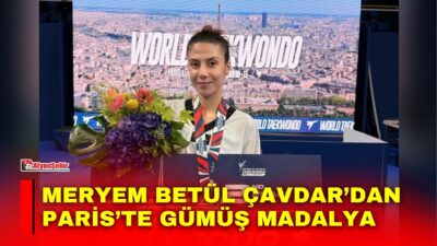 Afyonkarahisarlı milli para tekvandocu Meryem Betül Çavdar, Fransa’nın başkenti Paris’te