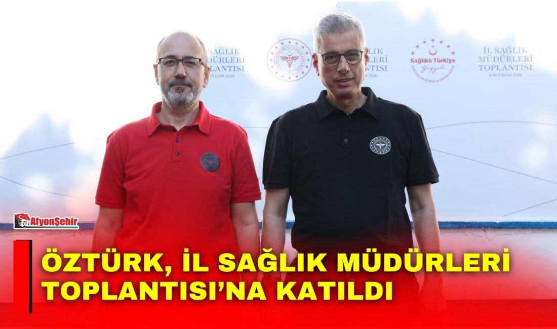 Afyonkarahisar İl Sağlık Müdürü Dr. Hakkı Öztürk, İzmir’in Urla ilçesinde