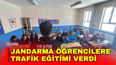 Afyonkarahisar İl Jandarma Komutanlığı tarafından trafik güvenliği bilincinin artırılması ve