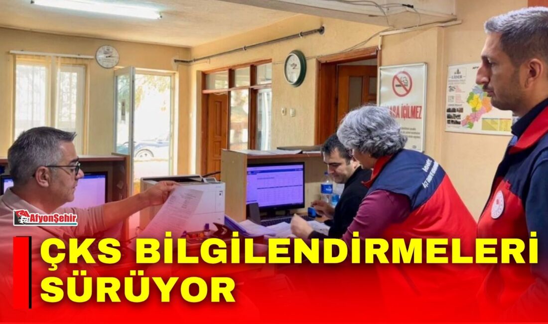 Afyonkarahisar’ın İhsaniye ilçesinde Çiftçi Kayıt Sistemi (ÇKS) işlemlerinin daha etkin