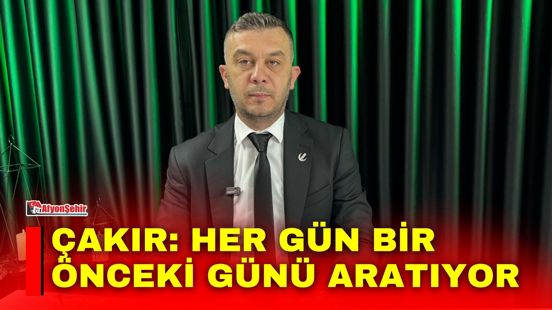 Yeniden Refah Partisi Afyonkarahisar İl Başkanı Fehmi Güray Çakır, Afyonşehir’de