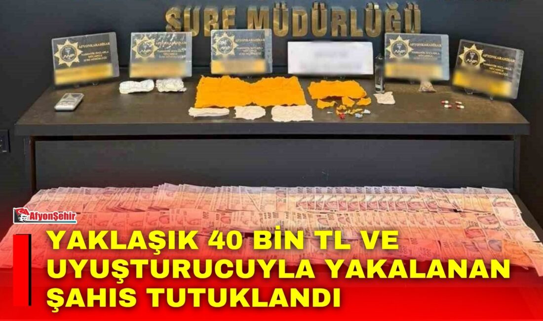 Afyonkarahisar’da polis tarafından takibe alınan ve uyuşturucu sattığı iddia edilen