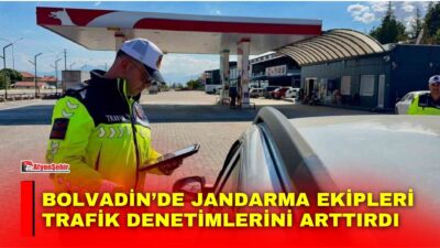Afyonkarahisar’ın Bolvadin ilçesinde jandarma trafik ekipleri, sorumluluk sahasındaki tüm karayollarında