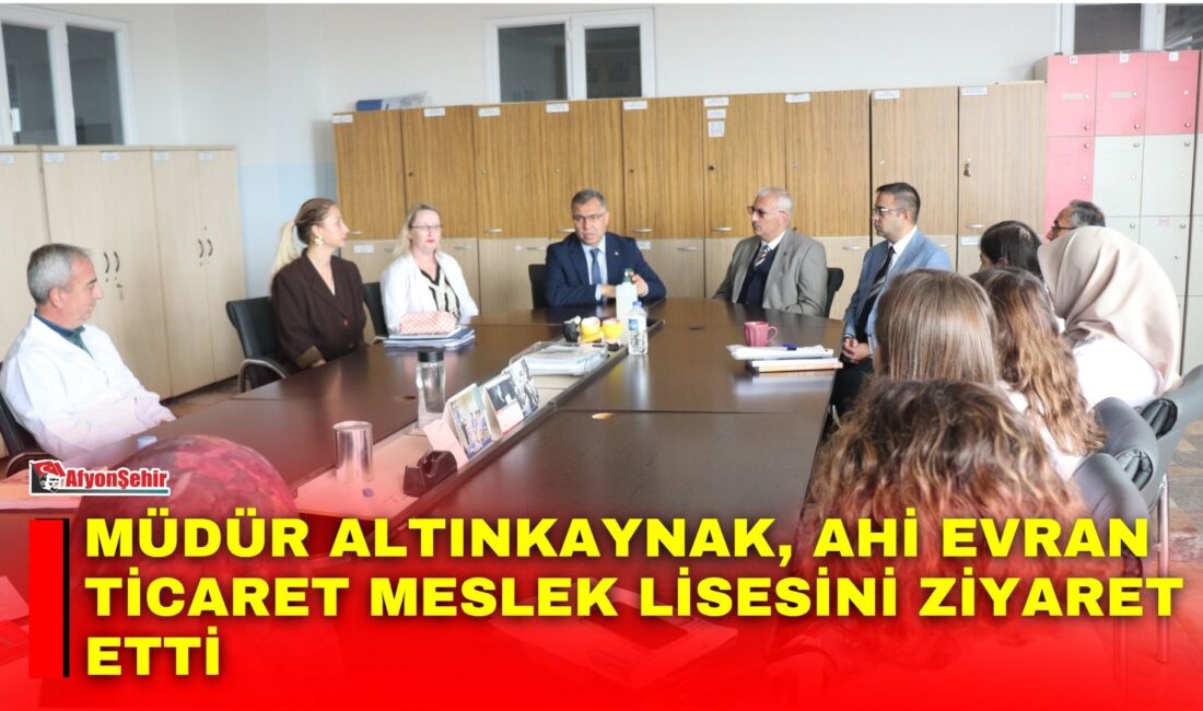 Afyonkarahisar İl Milli Eğitim Müdürü İsmail Altınkaynak, Şube Müdürü Mustafa