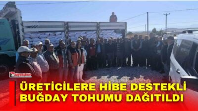Afyonkarahisar’ın İscehisar ilçesinde tarımsal üretimin desteklenmesi amacıyla üreticilere hibe destekli