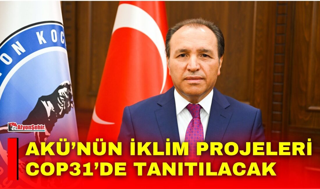 Afyon Kocatepe Üniversitesinin iklim değişikliğiyle mücadele, enerji verimliliği, yaban hayatının