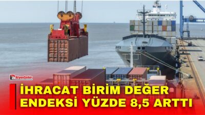 TÜİK'in açıkladığı Dış Ticaret Endeksleri verilerine göre, ihracat birim değer