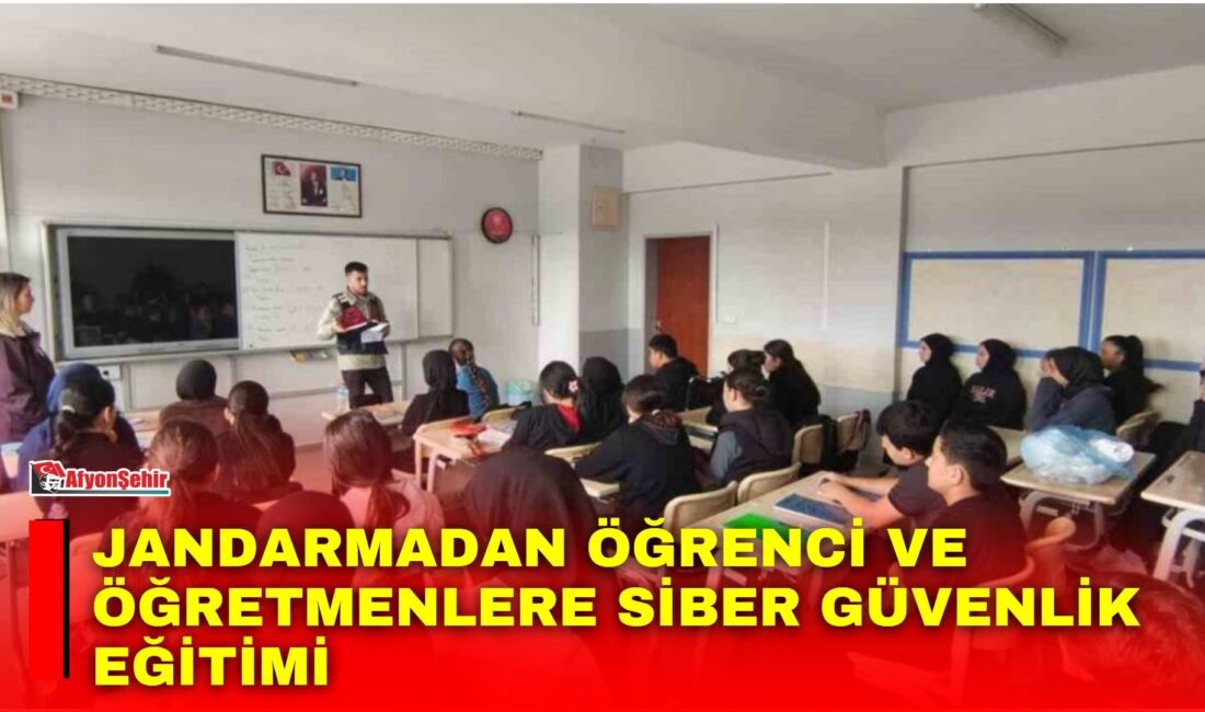 Afyonkarahisar İl Jandarma Komutanlığı tarafından 6 ilçedeki okullarda 715 öğrenci