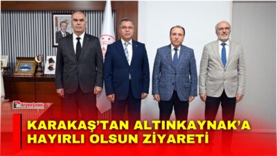 Afyon Kocatepe Üniversitesi (AKÜ) Rektörü Prof. Dr. Mehmet Karakaş, bir