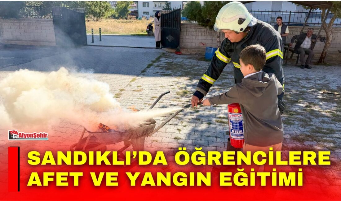 Sandıklı Belediyesi, 13 Ekim Dünya Afet Risklerinin Azaltılması Günü kapsamında