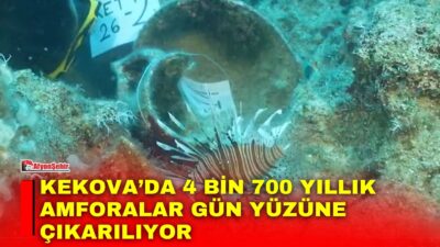 Kültür ve Turizm Bakanı Mehmet Nuri Ersoy, Antalya’nın Kekova bölgesinde