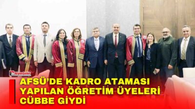 Afyonkarahisar Sağlık Bilimleri Üniversitesi (AFSÜ) Rektörü Prof. Dr. Adem Aslan,