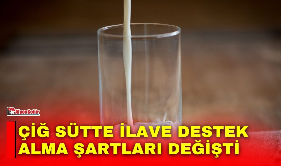 Tarım ve Orman Bakanlığının Çiğ Süt Desteği ve Süt Piyasasının