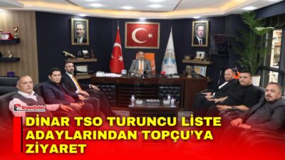 Dinar Ticaret ve Sanayi Odası Başkan Adayı Mimar Muratcan Çınar,