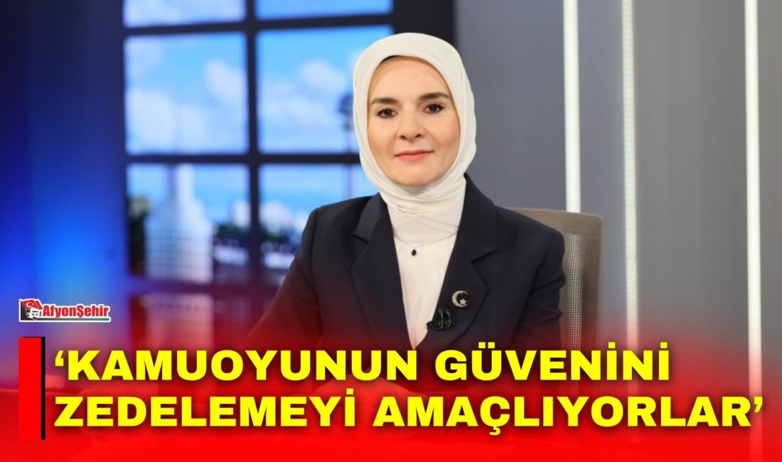 ‘Kamuoyunun güvenini zedelemeyi amaçlıyorlar’ Aile ve Sosyal Hizmetler Bakanı Mahinur Özdemir Göktaş, fon soruşturmasına