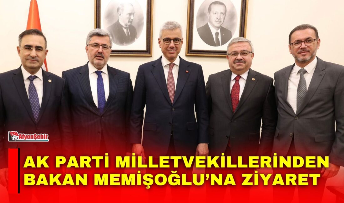 AK Parti Afyonkarahisar Milletvekilleri İbrahim Yurdunuseven, Ali Özkaya ve Hasan