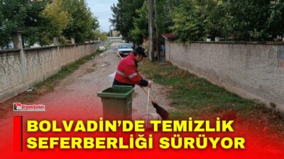 Afyonkarahisar Bolvadin Belediyesi, ilçe genelinde daha temiz ve yaşanabilir bir