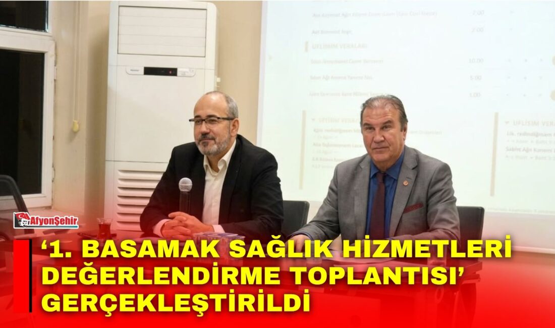 Afyonkarahisar’a bağlı ilçelerde sunulan halk sağlığı hizmetlerinin detaylı bir şekilde
