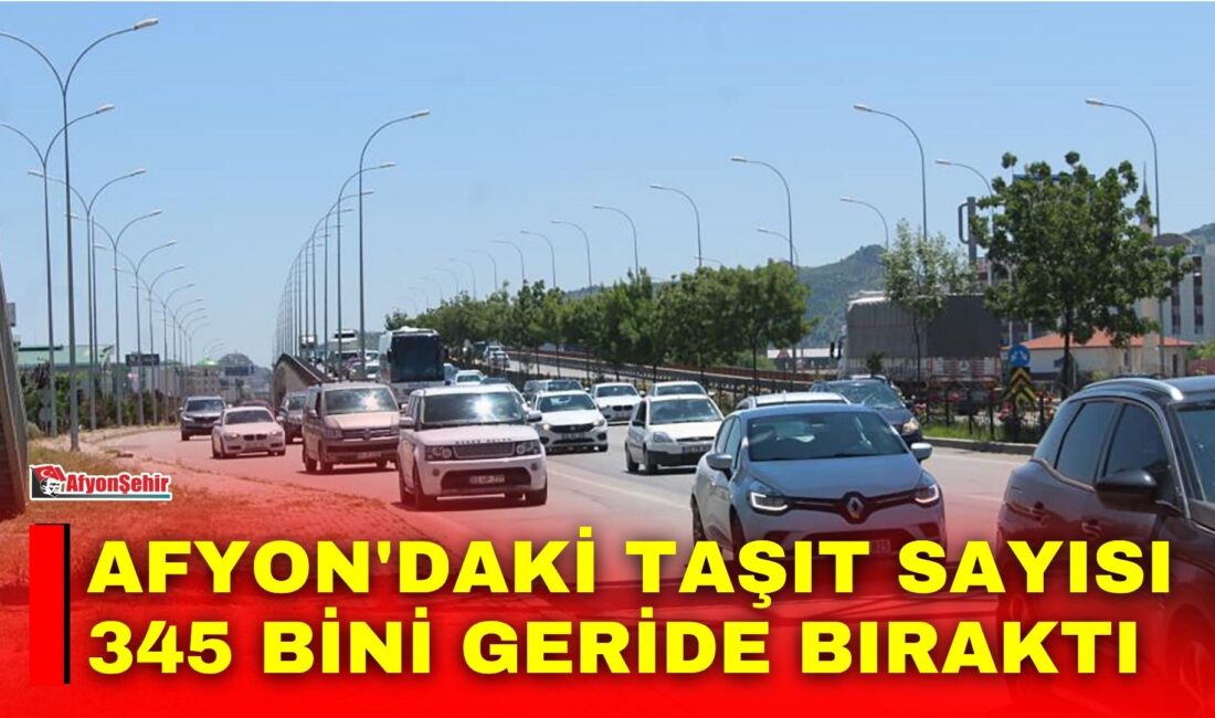 Afyon’daki taşıt sayısı 345 bini geride bıraktı TÜİK verilerine göre, Türkiye'de eylül ayında 161 bin 27 adet