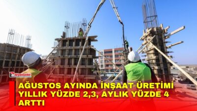 Türkiye İstatistik Kurumu (TÜİK), Ağustos ayı İnşaat Üretim Endeksi verilerini