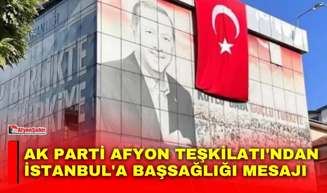 AK Parti Afyon İl Başkanlığı, cumhuriyet tarihinin en yüksek yağışının