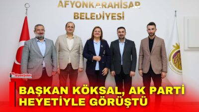 Afyonkarahisar Belediye Başkanı Burcu Köksal, AK Parti Afyonkarahisar İl Başkanı