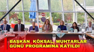 Afyonkarahisar Belediye Başkanı Burcu Köksal, Afyon Muhtarları Dayanışma Derneği tarafından