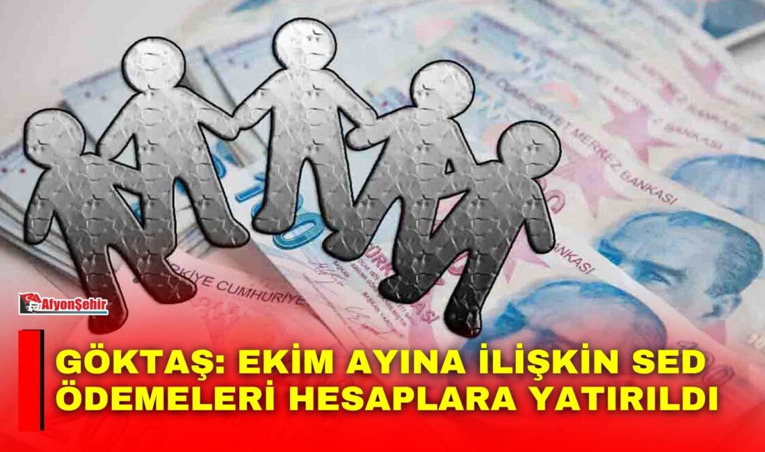 Aile ve Sosyal Hizmetler Bakanı Mahinur Özdemir Göktaş, çocukların sosyal