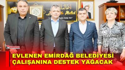 Emirdağ Belediyesi ile Üç Hilal İnşaat Protokole göre evlenen işçilere