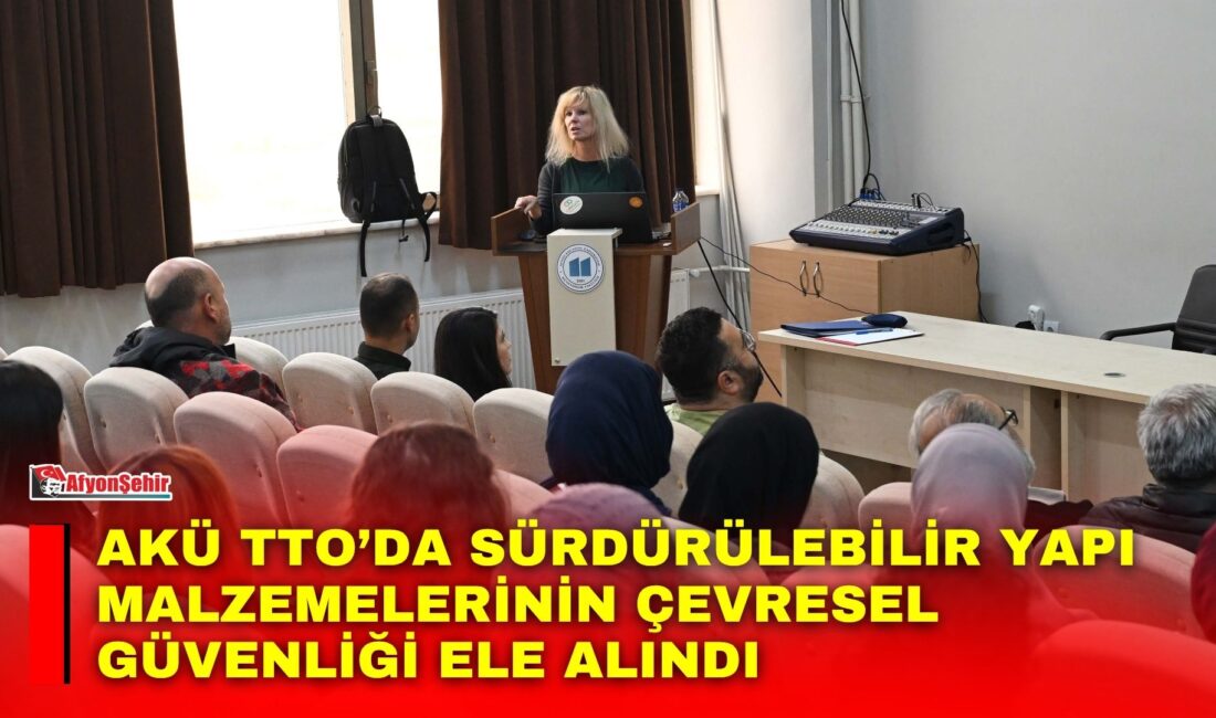 Afyon Kocatepe Üniversitesinde (AKÜ) düzenlenen seminerde, Slovenya Ulusal Yapı ve