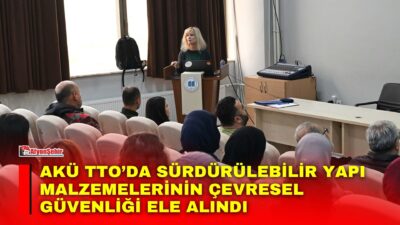 Afyon Kocatepe Üniversitesinde (AKÜ) düzenlenen seminerde, Slovenya Ulusal Yapı ve