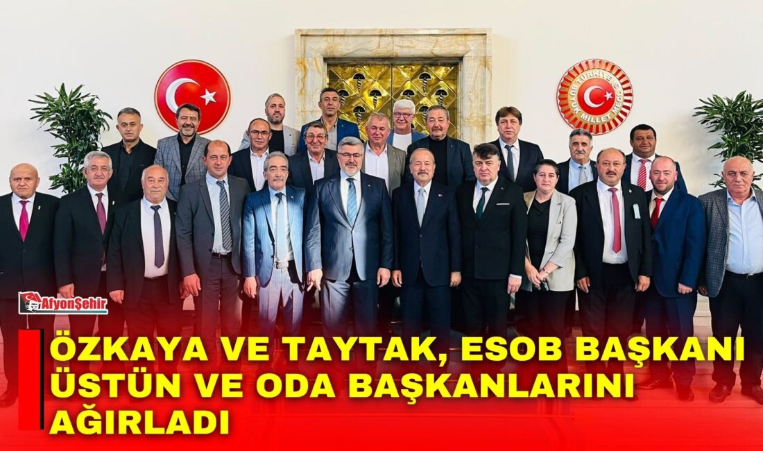 AK Parti Afyonkarahisar Milletvekili Ali Özkaya ve MHP Afyonkarahisar Milletvekili