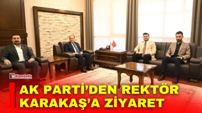 AK Parti Afyonkarahisar İl Başkanı Dr. Özgür Kavak, beraberindeki teşkilat