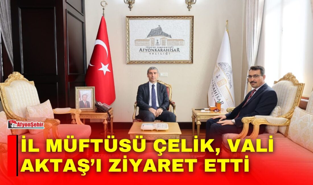 Afyonkarahisar İl Müftülüğü görevine başlayan Dr. Ali Hayri Çelik, Afyonkarahisar