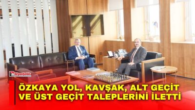 Karayolları Genel Müdürü Gülşen’i ziyaret eden AK Parti Milletvekili Ali