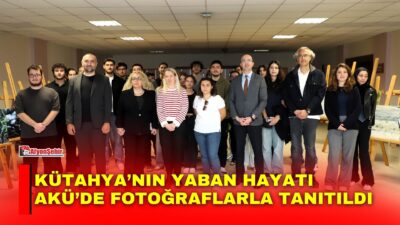 Afyon Kocatepe Üniversitesinde (AKÜ) düzenlenen fotoğraf sergisi ve söyleşide, doğa
