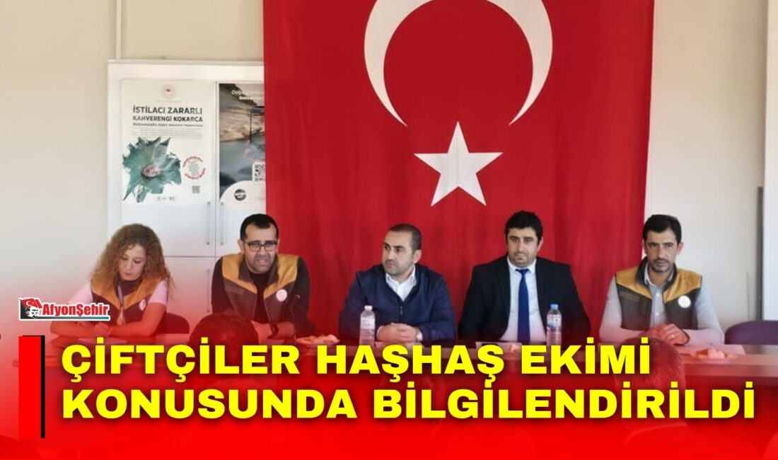Toprak Mahsulleri Ofisi (TMO) Afyonkarahisar Başmüdürlüğü koordinesinde, yeni sezon tarım