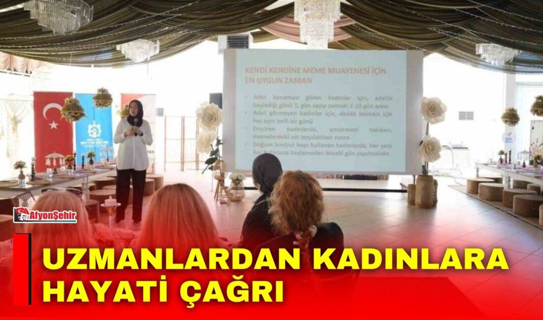 Uzmanlardan kadınlara hayati çağrı Kocaeli’de düzenlenen "İlham Veren Kadınlar-Sağlık Buluşması"nda uzmanlar, meme kanserinde erken