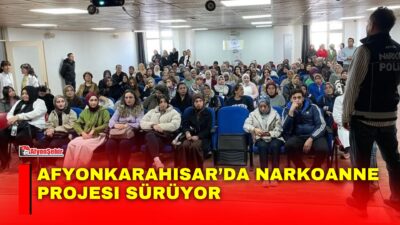 Afyonkarahisar’da polis ekipleri tarafından yürütülen NarkoAnne faaliyetleri kapsamında 265 anne