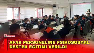 Afyonkarahisar Aile ve Sosyal Hizmetler İl Müdürlüğü tarafından, İl Afet